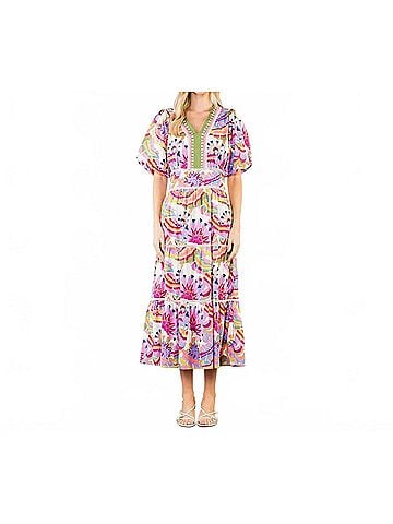 THML Riviera Bloom Maxi Dress in Meg (view 2)