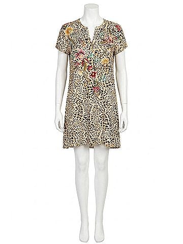 Johnny Was Maisie Easy Button Tunic Dress in Multi (view 1)