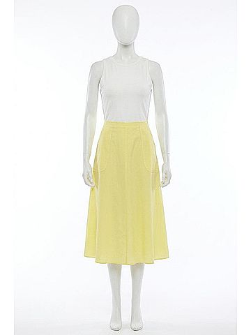 Drew Alaia Twofer Dress in Sun (view 1)