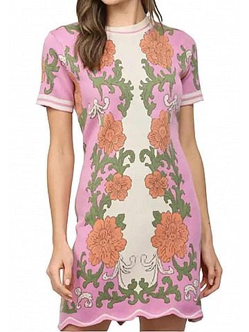 Fate Delaney Dress in Pink (view 2)