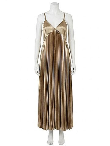 Lyssé Lauren Pleated Midi Dress in Celadon (view 1)