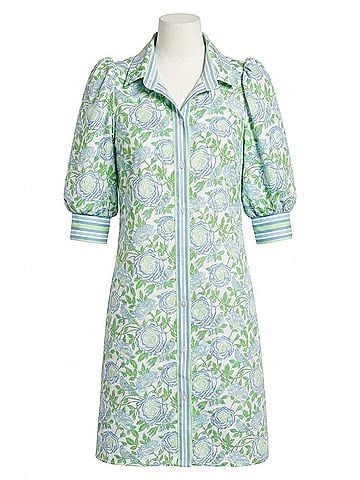 Gretchen Scott Designs Swagger Dress in Kelly/Peri (view 1)