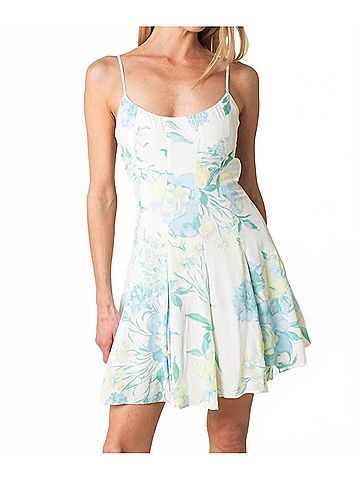 Olivaceous Demi Mini Dress in Floral Multi (view 2)