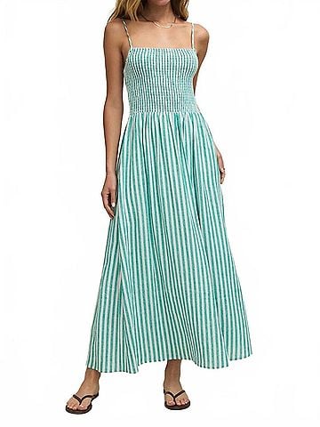 Z Supply Bayside Stripe Maxi Dress in La Palma (view 2)
