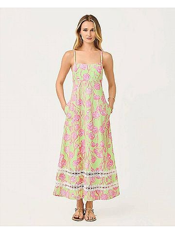 Lilly Pulitzer Haliey Midi Dress in Pistachio Macaron (view 2)
