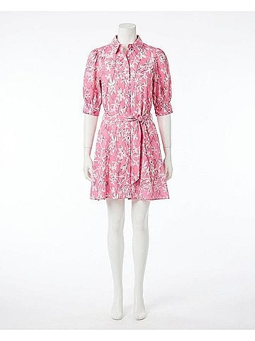 Lilly Pulitzer Larkyn Shirtdress in Confetti Pink (view 1)