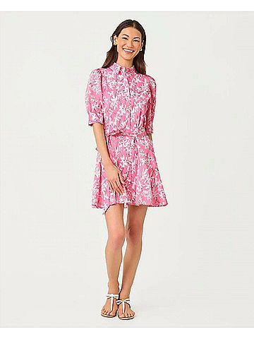Lilly Pulitzer Larkyn Shirtdress in Confetti Pink (view 2)