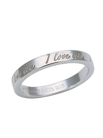 Tiffany & Co. Tiffany &amp; Co. Notes I Love You Ring, SV925, Women's. (view 1)
