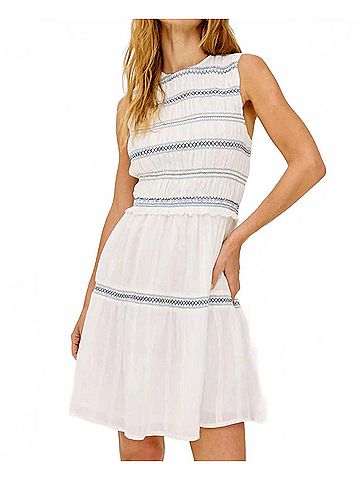 Rails Elia Sleeveless Dress in White (view 2)