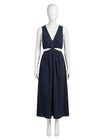 Gretchen Scott Designs Hello Dress in Navy (view 1)