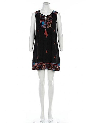 THML Santa Fe Sleeveless Dress in Black (view 1)