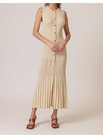 Line & Dot Deliah Dress in Birch (view 2)