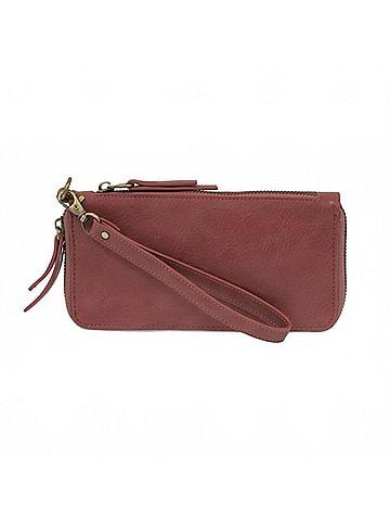 Joy Susan Women's Chloe Zip Wallet in Ruby (view 1)