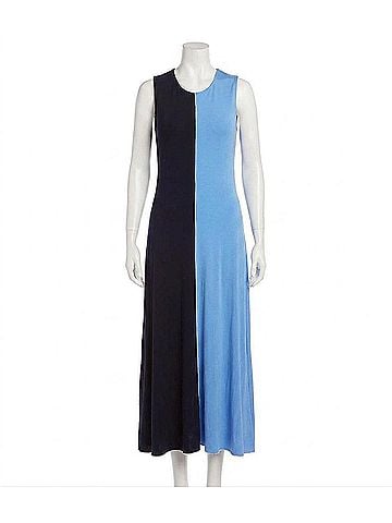 Karen Kane Colorblock Midi Dress in Navy And Blue (view 1)