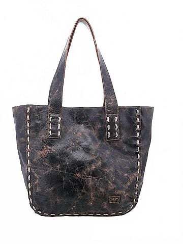 BED|STU Stevie Tote in Black Lux (view 1)