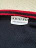 Adolfo 100% Wool Black Red Wool Dress Size S - photo 3