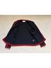 Adolfo 100% Wool Black Red Wool Dress Size S - photo 4