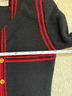 Adolfo 100% Wool Black Red Wool Dress Size S - photo 8