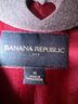 Banana Republic 100% Acrylic 100% Acetate Print Red Coat Size M - photo 3