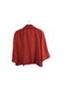 Banana Republic 100% Acrylic 100% Acetate Print Red Coat Size M - photo 2