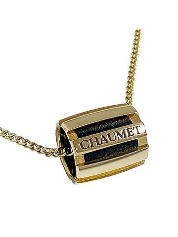 Chaumet Chaumet unisex pendant necklace, 18K gold, with aftermarket chain. (view 1)