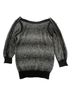 Armani Exchange Black Gray Pullover Sweater Size S - photo 1