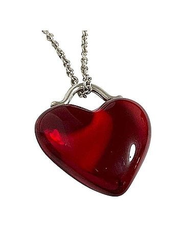 Tiffany & Co. Tiffany &amp; Co. Women's Heart Pendant Necklace, Sterling Silver 925 (view 1)