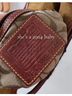 Coach 100% Leather Burgundy Gold Red Leather Hobo One size - photo 4