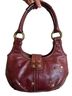 Coach 100% Leather Burgundy Gold Red Leather Hobo One size - photo 2