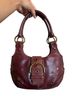 Coach 100% Leather Burgundy Gold Red Leather Hobo One size - photo 1