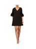 Aidan Mattox 100% Polyester Solid Black Cocktail Dress Size 4 - photo 9