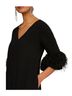 Aidan Mattox 100% Polyester Solid Black Cocktail Dress Size 4 - photo 8
