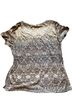 Erika Floral Multi Color Short Sleeve Blouse Size M - photo 2