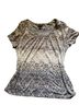 Erika Floral Multi Color Short Sleeve Blouse Size M - photo 1
