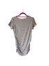 Smallshow Stripes White Black T-Shirt Size M - photo 2