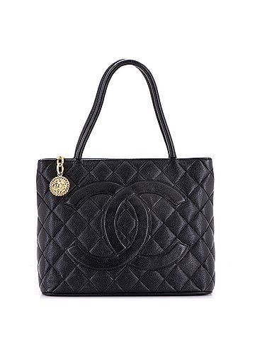 Chanel Medallion Tote Quilted Caviar (view 1)