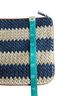 Thirty-One Stripes Tan Blue Clutch One size - photo 2
