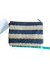 Thirty-One Stripes Tan Blue Clutch One size - photo 1