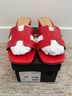 VICI 100% Vegan Leather Red Mule/Clog Size 10 - photo 5