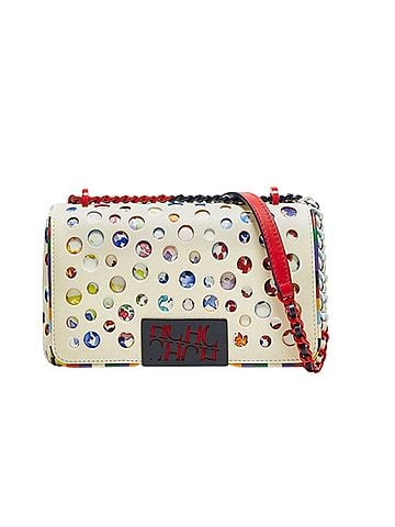 Carolina Herrera Leather Clutch (view 2)
