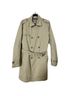Theory 58% Polyester 42% Cotton 100% Bamboo Solid Brown Trenchcoat Size L - photo 1