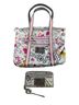 Coach 100% Canvas Graphic Multi Color Leather Tote One size - photo 1