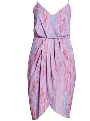 Chelsea28 Floral Print Faux Wrap Dress Casual Dress (view 1)
