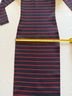 Veronica Beard Stripes Multi Color Blue Red Cocktail Dress Size XS - photo 6