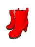 Dolls Kill Red Ankle Boots Size 6 - photo 3