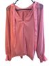 Old Navy Pink Long Sleeve Blouse Size M - photo 2