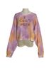 R13 Tie-dye Orange Purple Sweatshirt Size L - photo 1