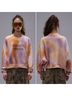 R13 Tie-dye Orange Purple Sweatshirt Size L - photo 8