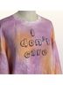 R13 Tie-dye Orange Purple Sweatshirt Size L - photo 5