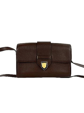 Yves Saint Laurent YVES SAINT LAURENT Vintage YSL Logo Hardware Leather Shoulder Bag Brown 49599 (view 1)